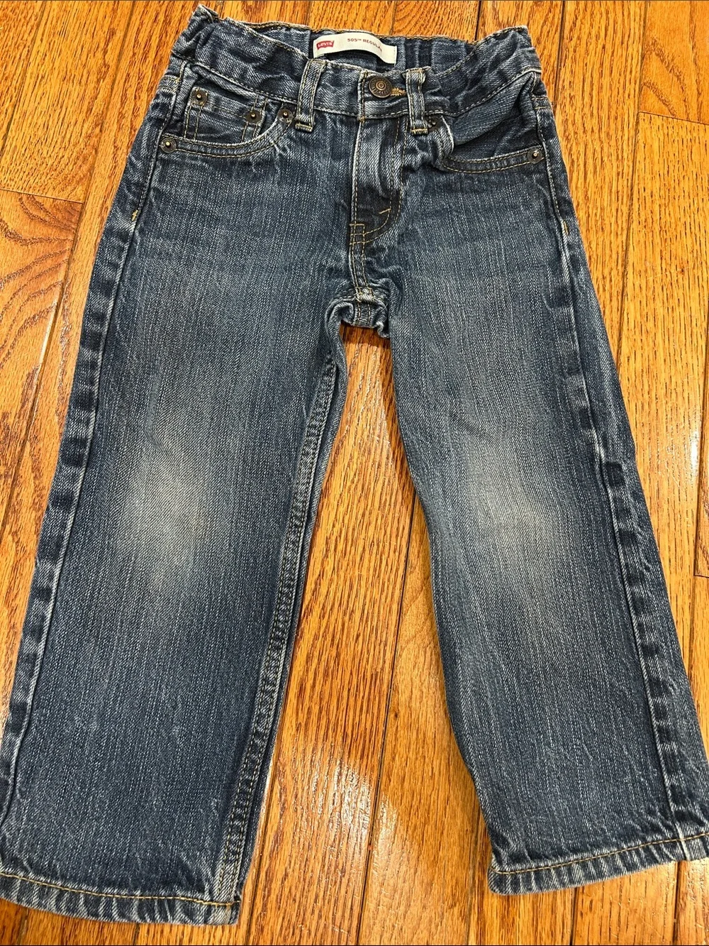 Levi's Boys Blue Straight Leg Jeans